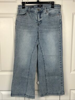 NYDJ Light Wash Wide Leg Jeans